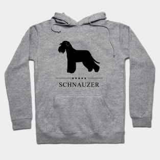 Schnauzer Black Silhouette Hoodie